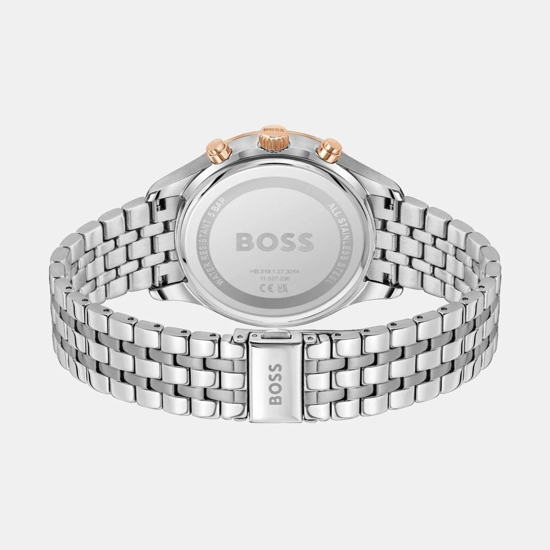 Boss Avery Men's Quartz Blue Dial Chronograph Stainless Steel Watch