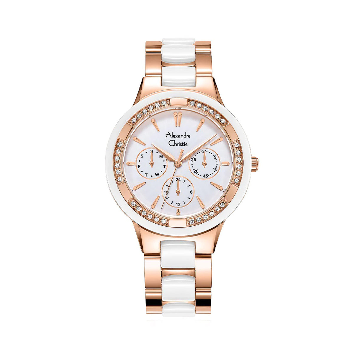 Alexandre Christie,2299BFBRGSL, Women , Quartz Dial , 36mm,Silver