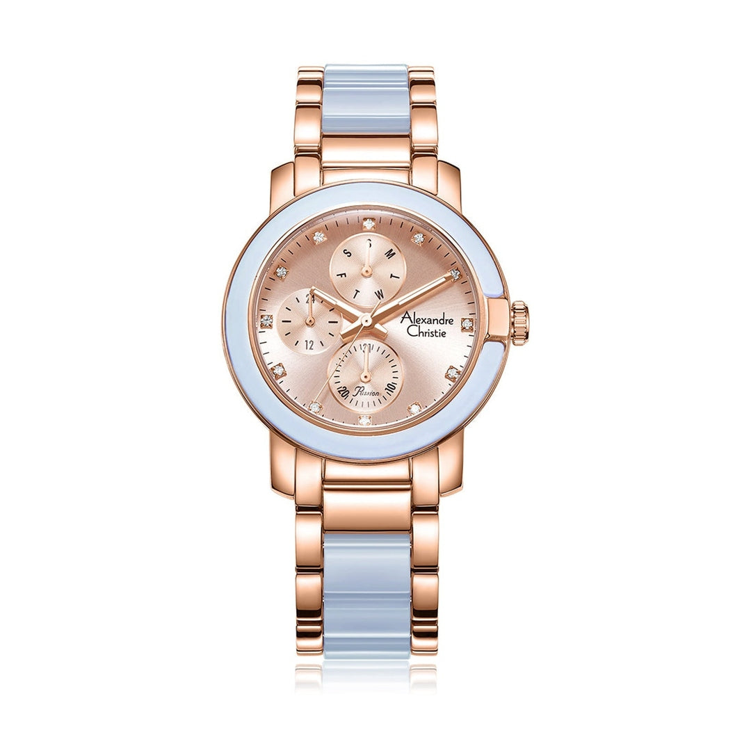 Alexandre Christie,2993BFBRGLNLB, Women , Quartz Dial , 36mm,Rose Gold