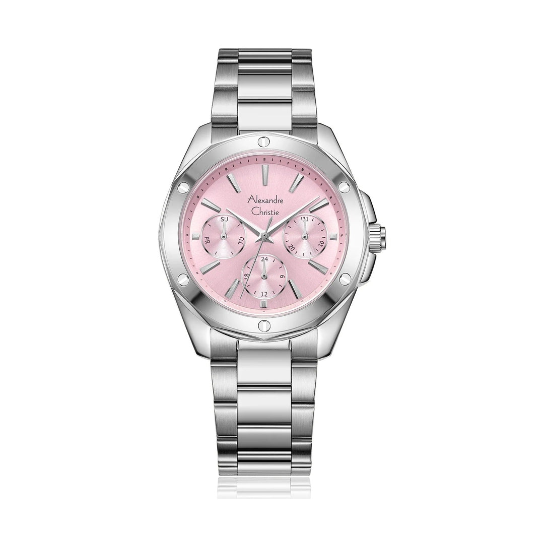 Alexandre Christie,2A72BFBSSPN, Women , Quartz Dial , 36mm,Pink