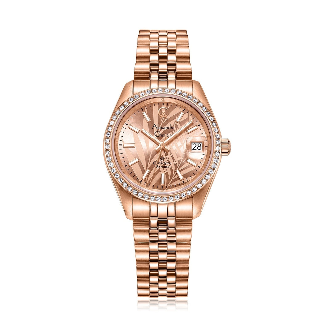 Alexandre Christie,5012LDBRGRGLN, Women , Quartz Dial , 32mm,Rose Gold