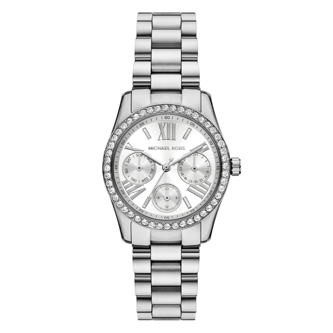 Michael Kors Lexington Quartz Silver-Tone Steel Bracelet Women's Watch - MK4979