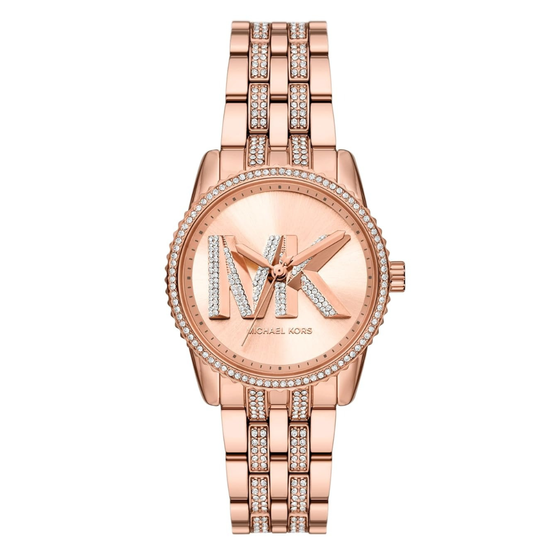 Michael Kors Bryant Quartz Rose Gold Dial Steel Bracelet Women's Watch - MK7541