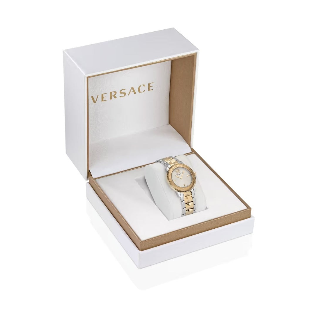Versace Tribute Women's Analog White Dial Watch-Ve2P00422