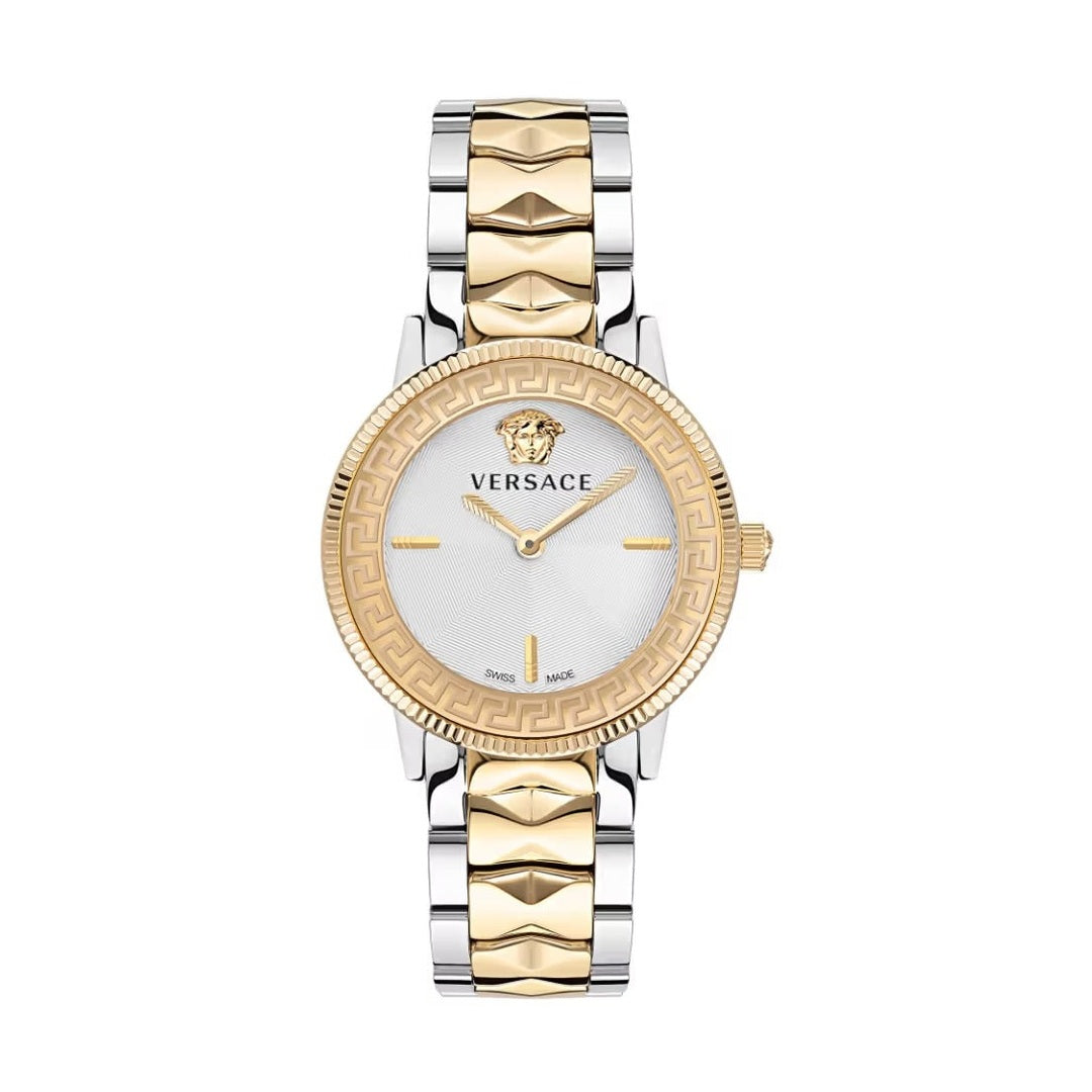 Versace Tribute Women's Analog White Dial Watch-Ve2P00422