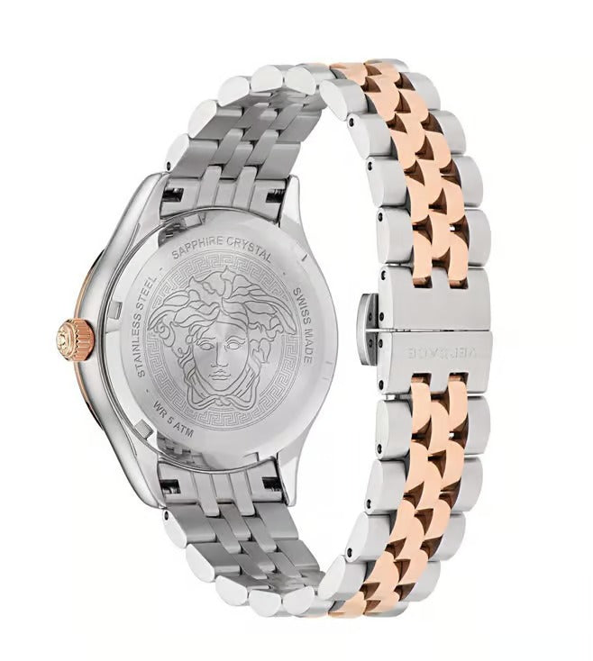 Versace Hellenyium Women's Quartz Green Dial Analog Stainless Steel Watch VE2S00422
