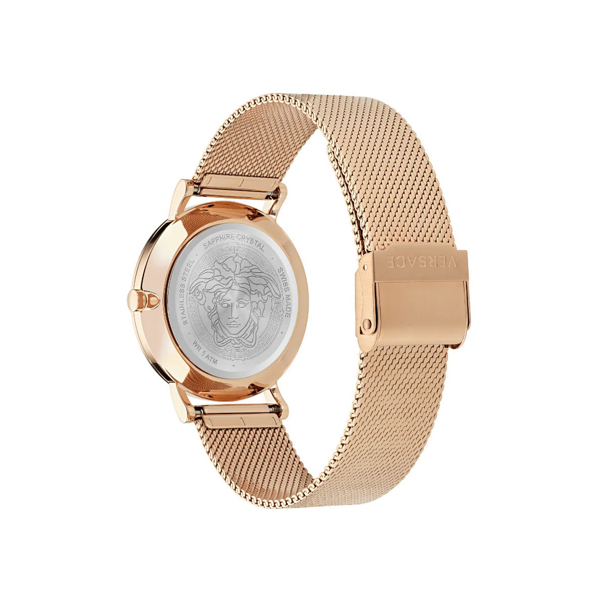 Versace Ver.New Generation(Wc-3M) Women's Quartz Rose Gold Dial Analog Stainless Steel Watch VE3M01323