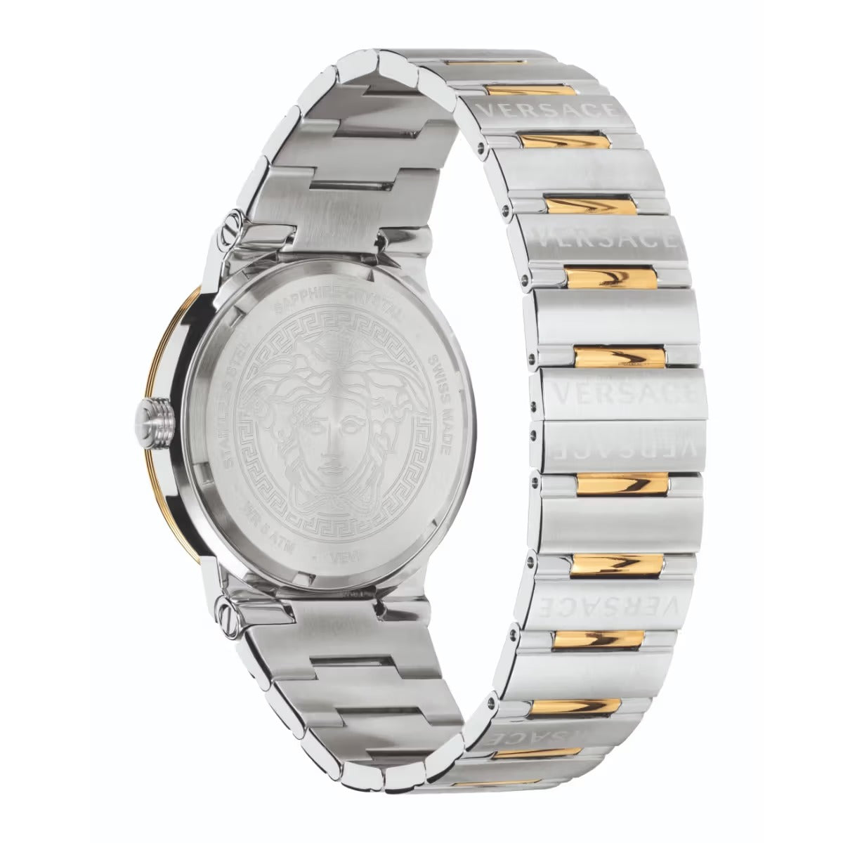 Versace Women's Quartz Green Dial Analog Stainless Steel Watch VEVH00720