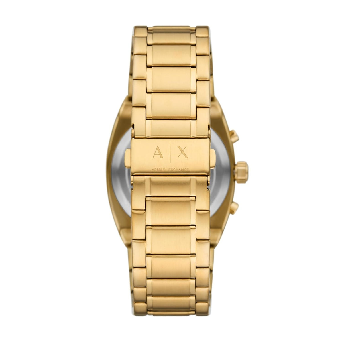 Armani Exchange Green Dial Gold Rectangular Men's Watch AX2822