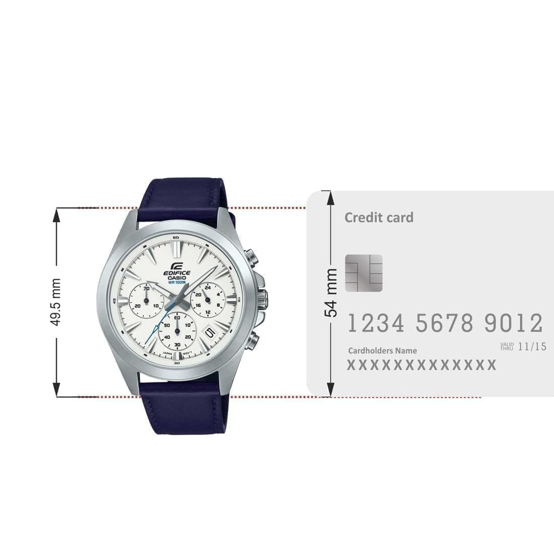 Casio Edifice Quartz Chronograph Men's Watch EFV-630L-7AVUDF
