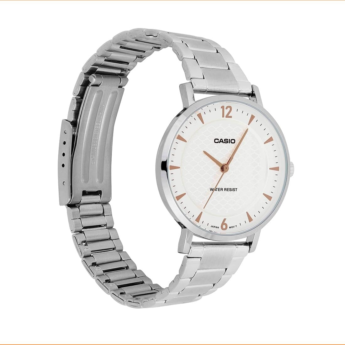 Casio Enticer Ladies Quartz White Dial Analog Women's Watch LTP-VT04D-7ADF