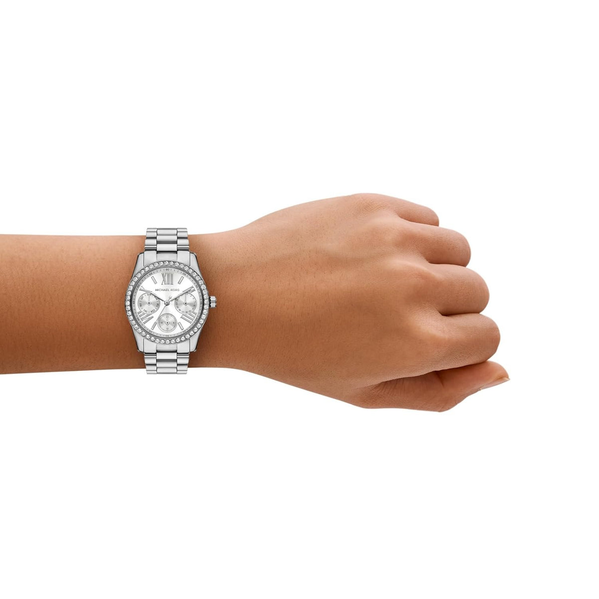 Michael Kors Lexington Quartz Silver-Tone Steel Bracelet Women's Watch - MK4979