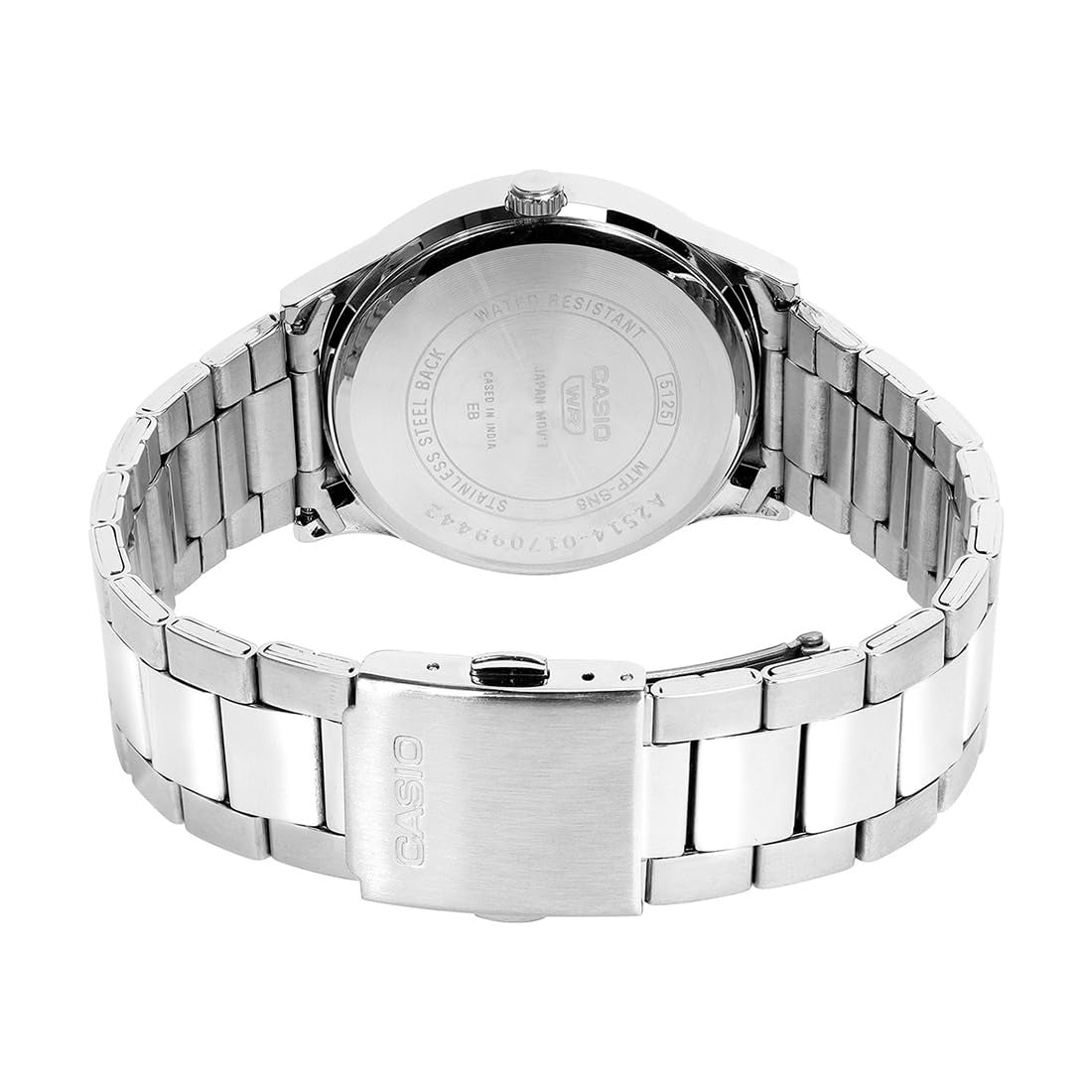 Casio Enticer Analog Black Dial Stainless Steel Strap Men's Watch MTP-SN8YD-1B