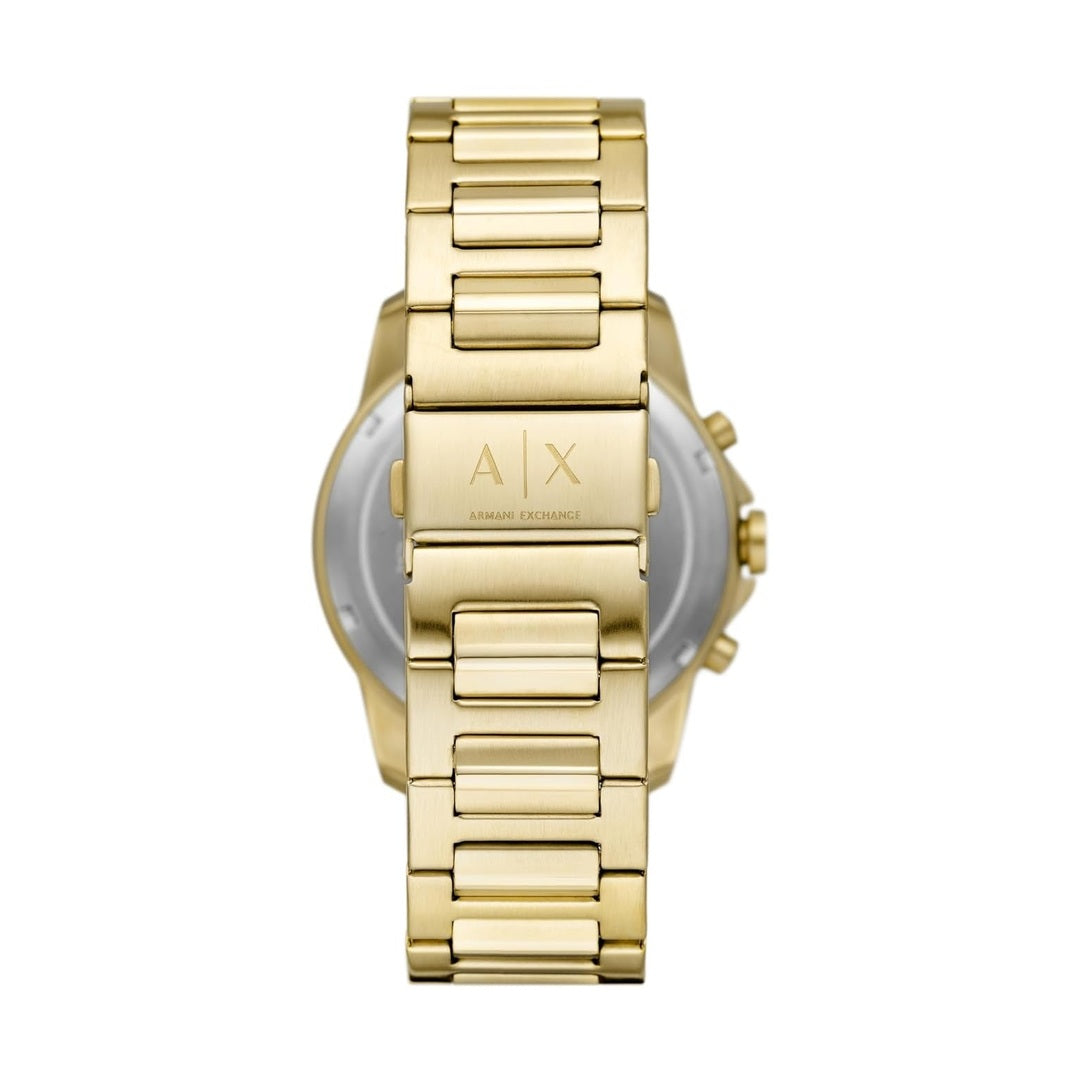 Armani Exchange Banks Green Dial Gold Men's Watch AX1746