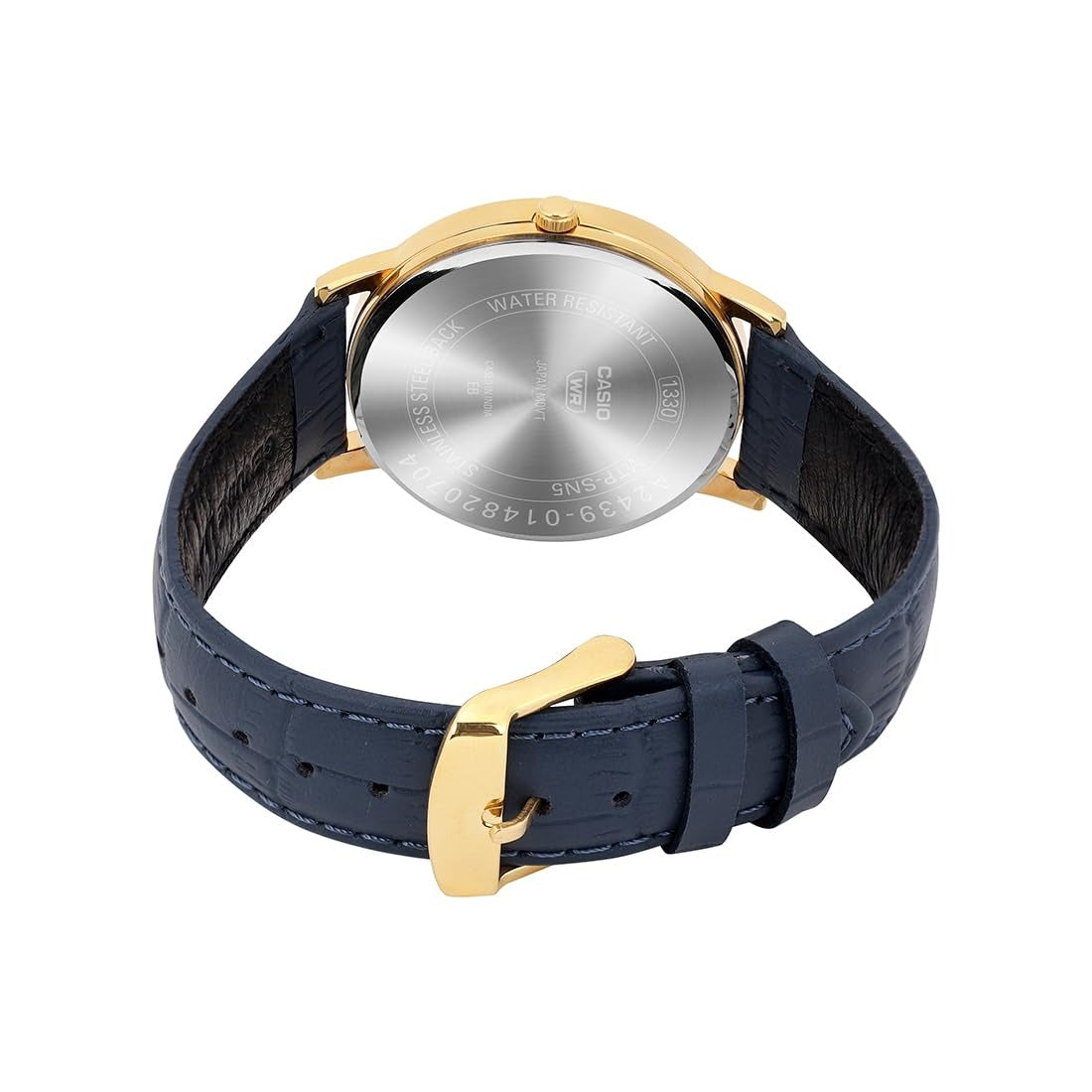 Casio Enticer Blue Dial Stainless Steel Bracelet Analog Watch MTP-SN5YGL-2A