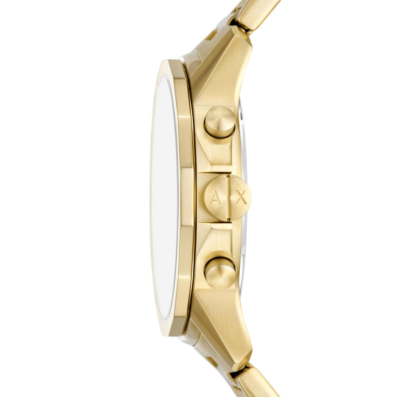 Armani Exchange Banks Green Dial Gold Men's Watch AX1746