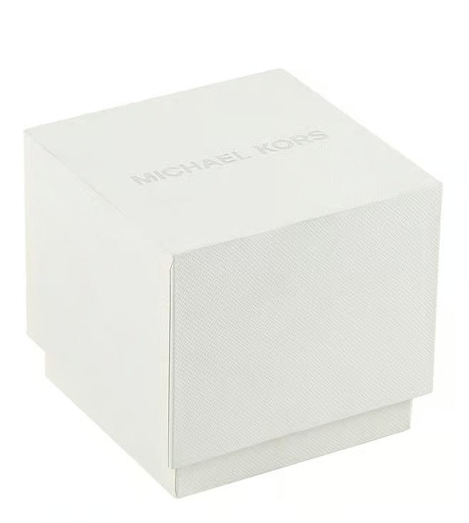 Michael Kors Runway Quartz White Mother-of-Pearl Dial Steel Bracelet Women's Watch - MK6671