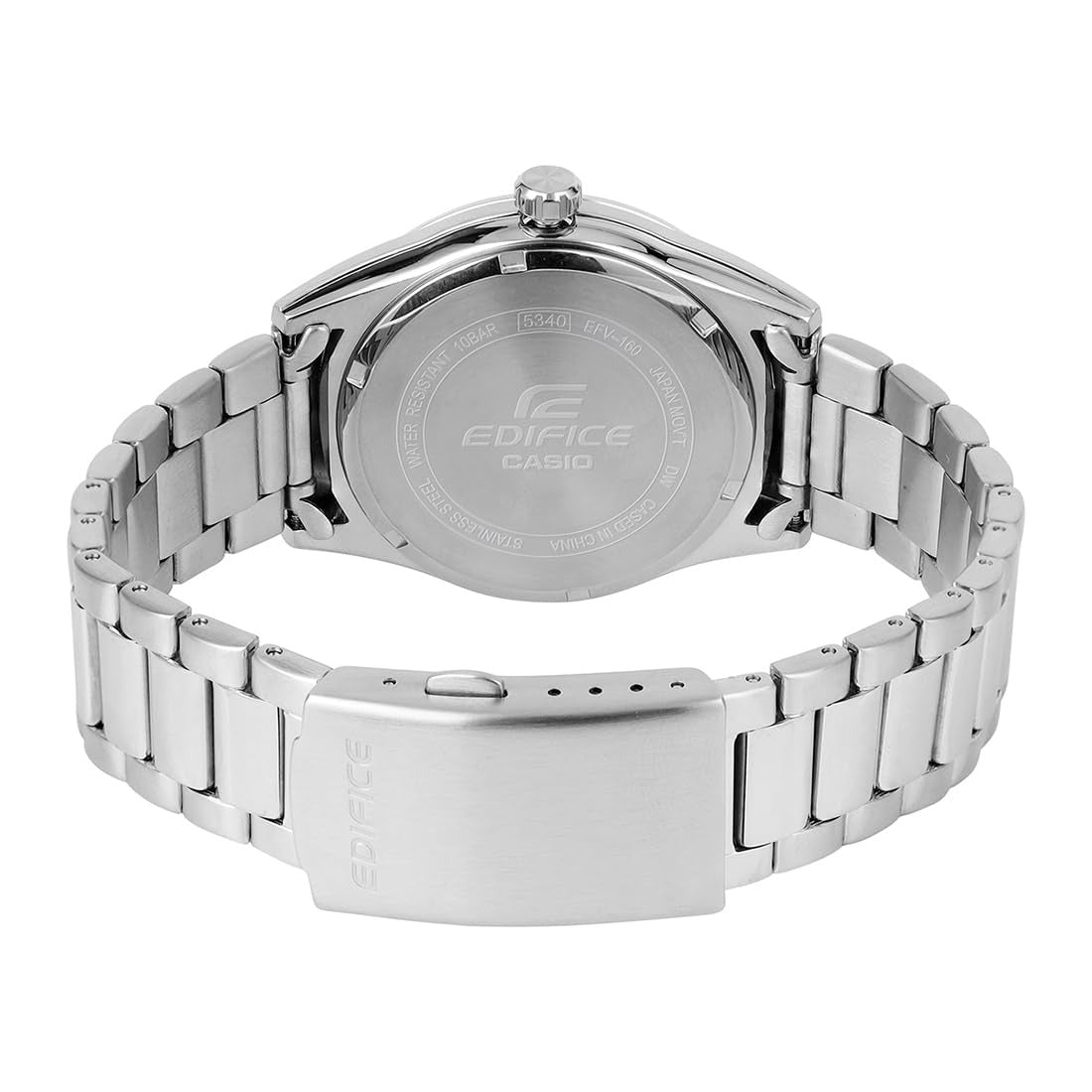 Casio Edifice White Dial Stainless Steel Analog Men's Watch EFV-160D-7AVDF