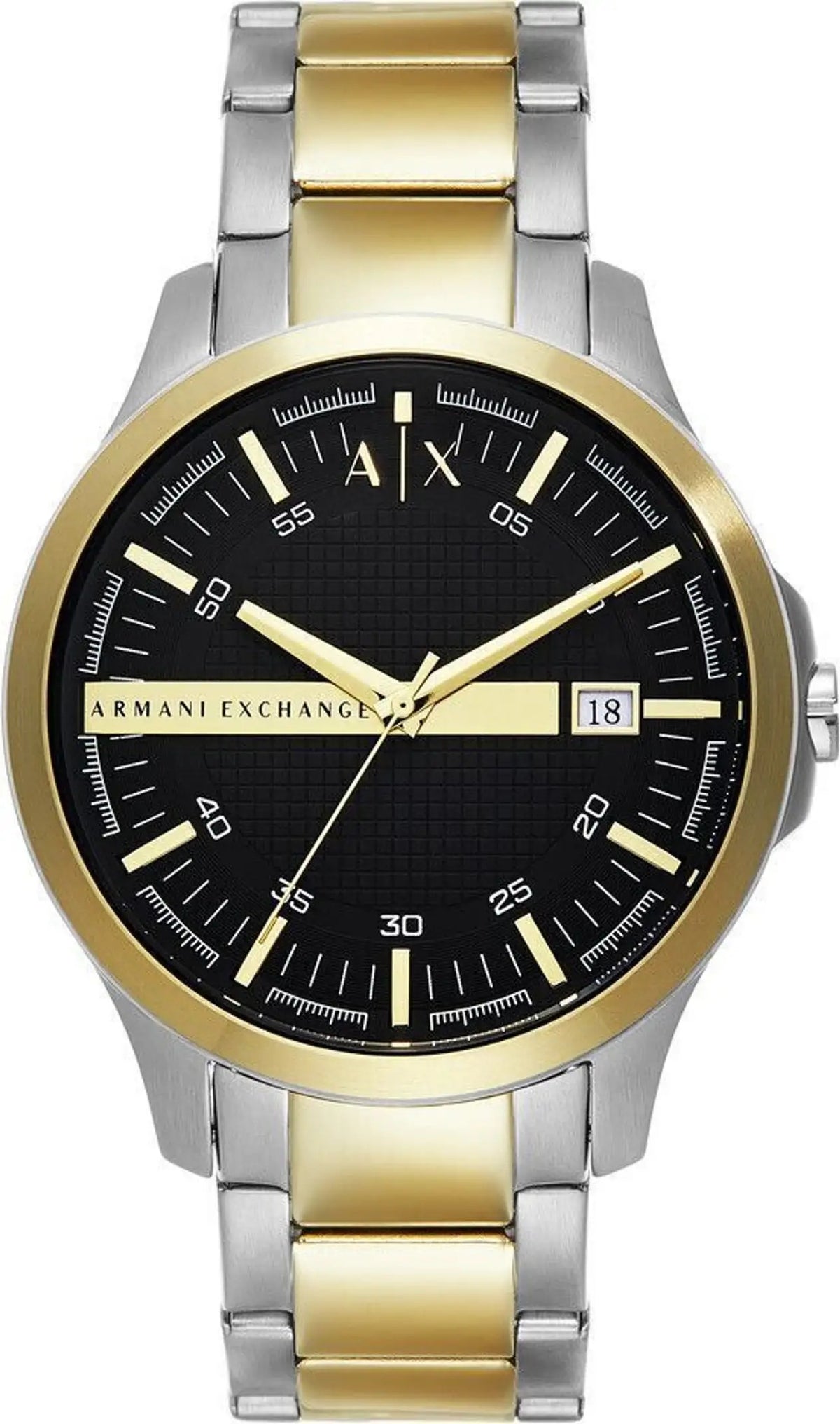 Armani Exchange Hampton Black Two-Tone Men's Watch AX2453