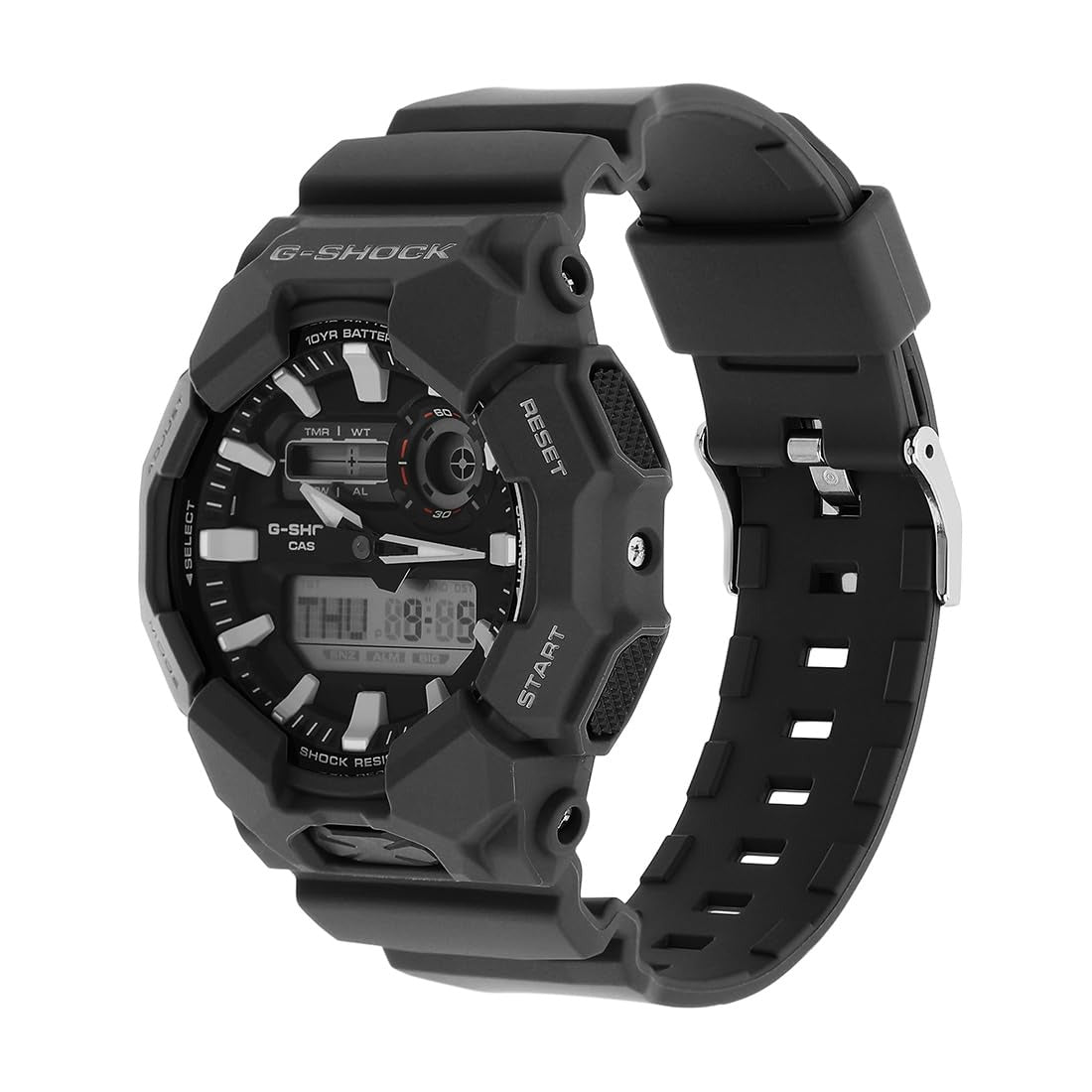 G-Shock Black Dial Resin Strap Large Analog-Digital Men's Watch GA-010-1ADR (G1601)