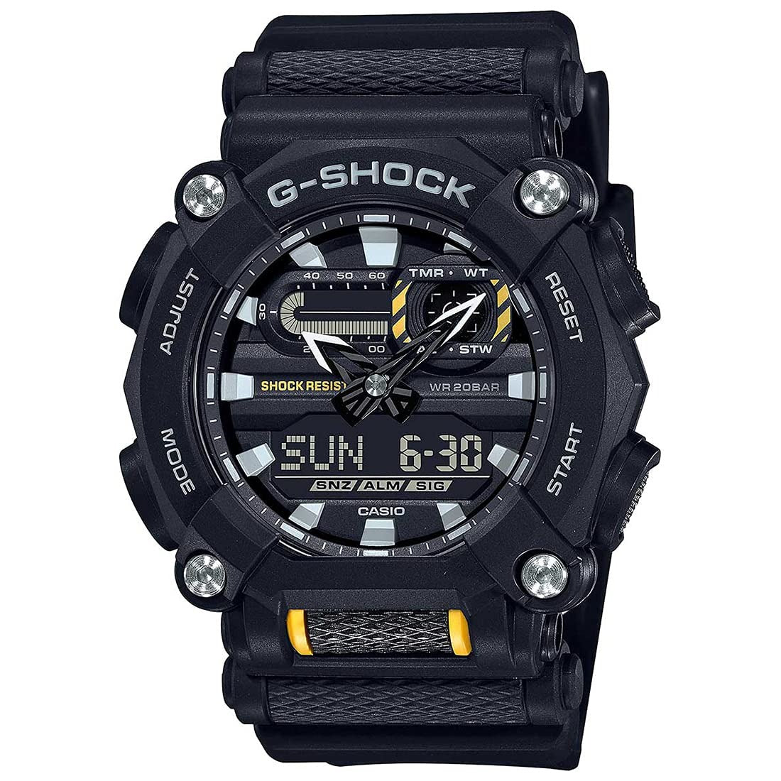 G-Shock ANALOG-DIGITAL Black Dial Resin Strap Men's Watch GA-900-1ADR