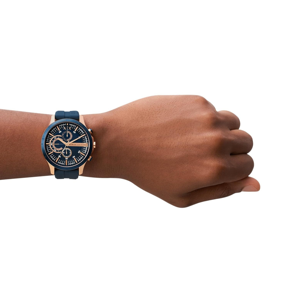 Armani Exchange Hampton Blue Silicone Men's Watch AX2440