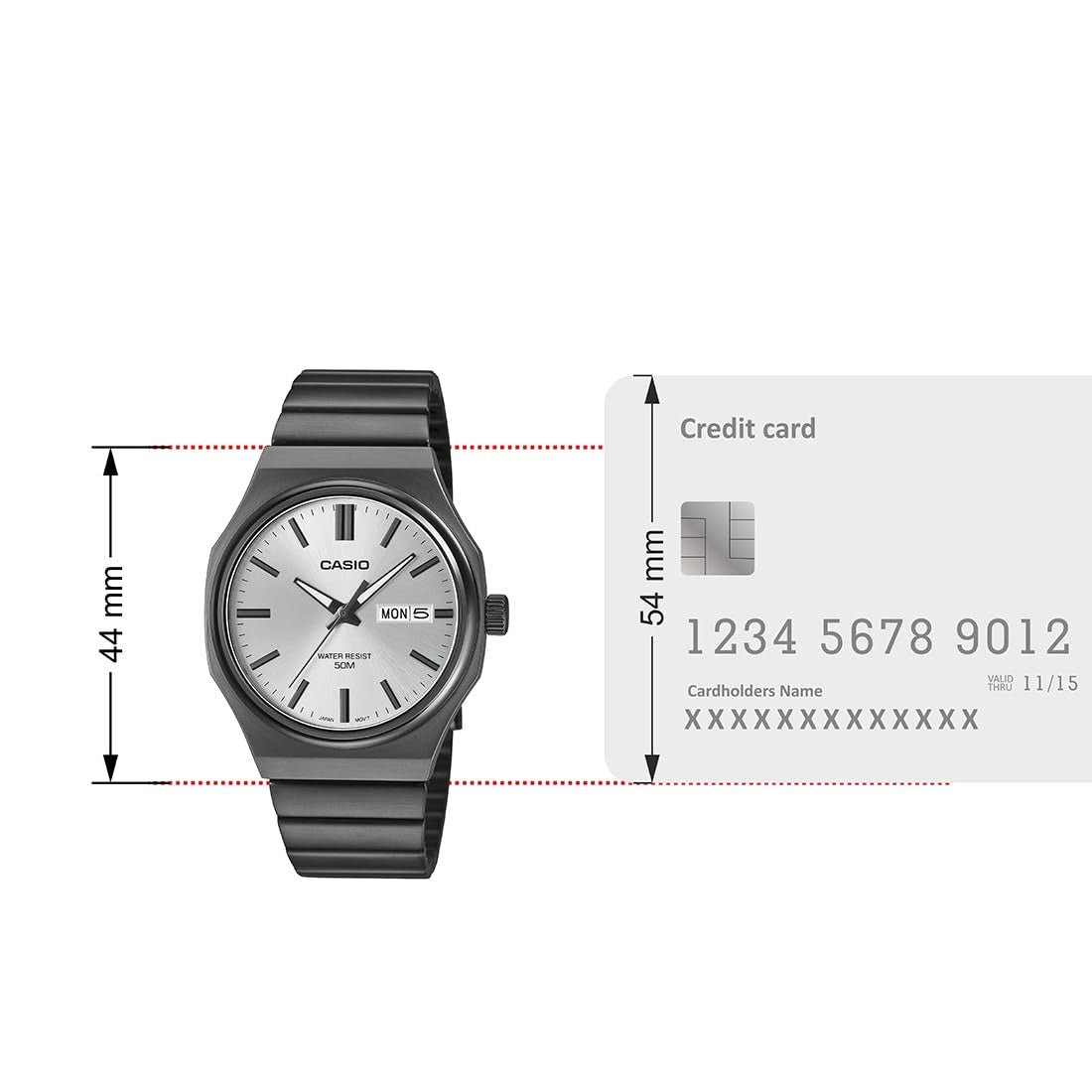 Casio Enticer Quartz Silver Dial Analog Men's Watch MTP-E735B-7AVDF