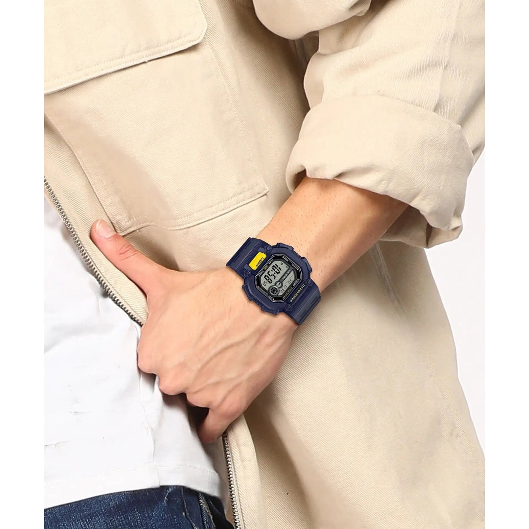 Casio Youth Quartz Blue Digital Sports Unisex Watch W-737H-2AVDF
