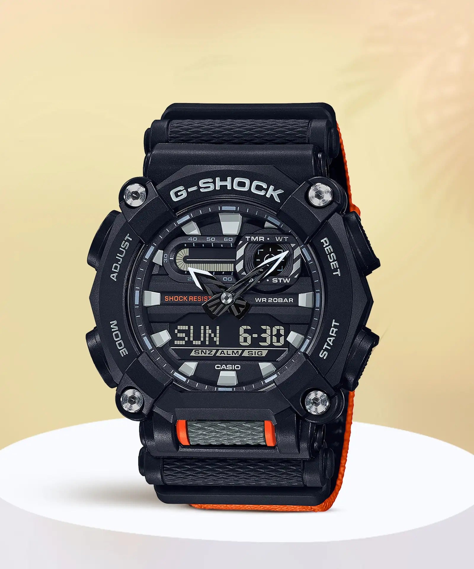 G Shock Analog-Digital Black Dial Men's Watch - GA-900C-1A4DR (G1049)