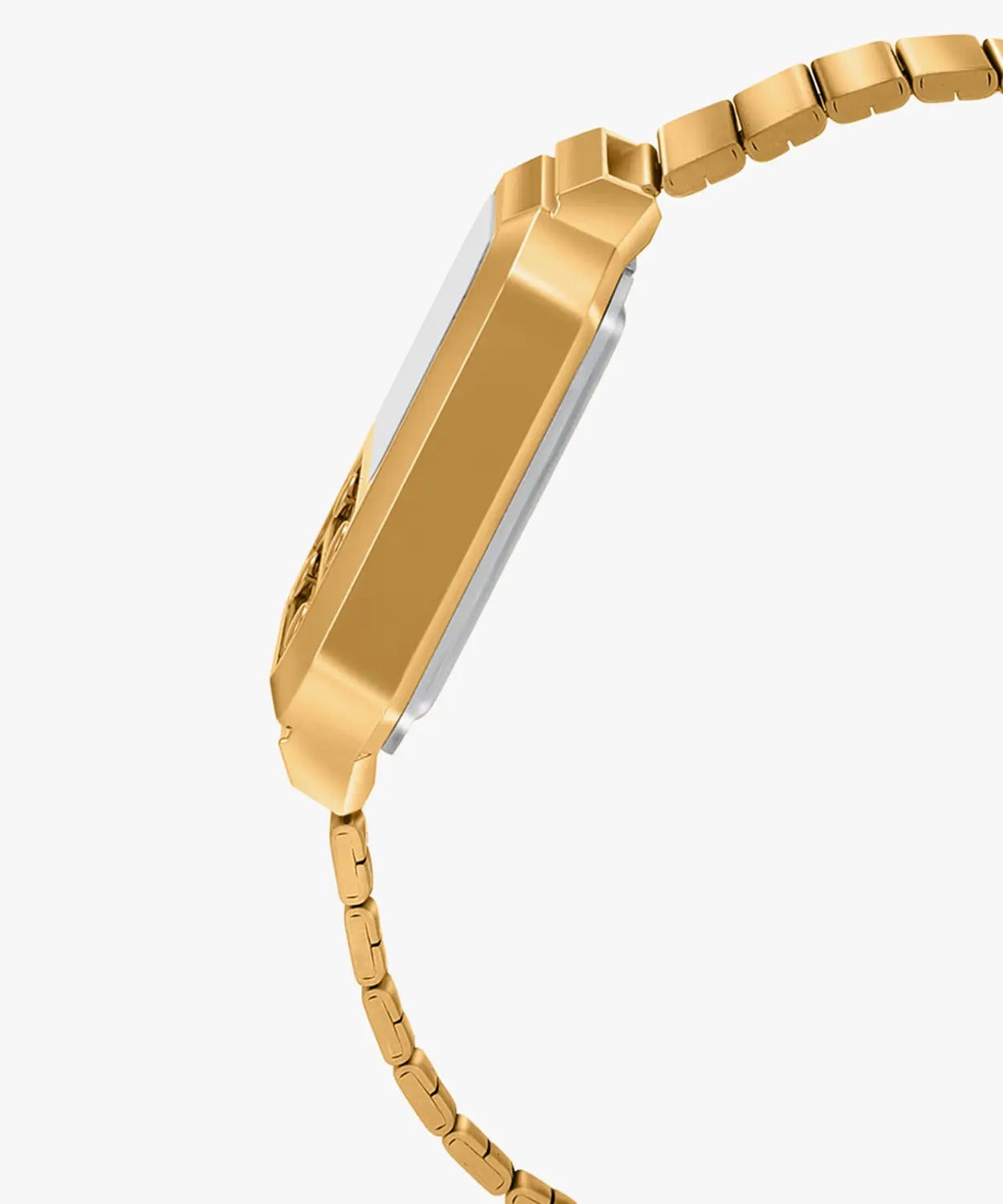 Casio Vintage Quartz Gold-Tone Digital Unisex Watch A100WEG-9ADF