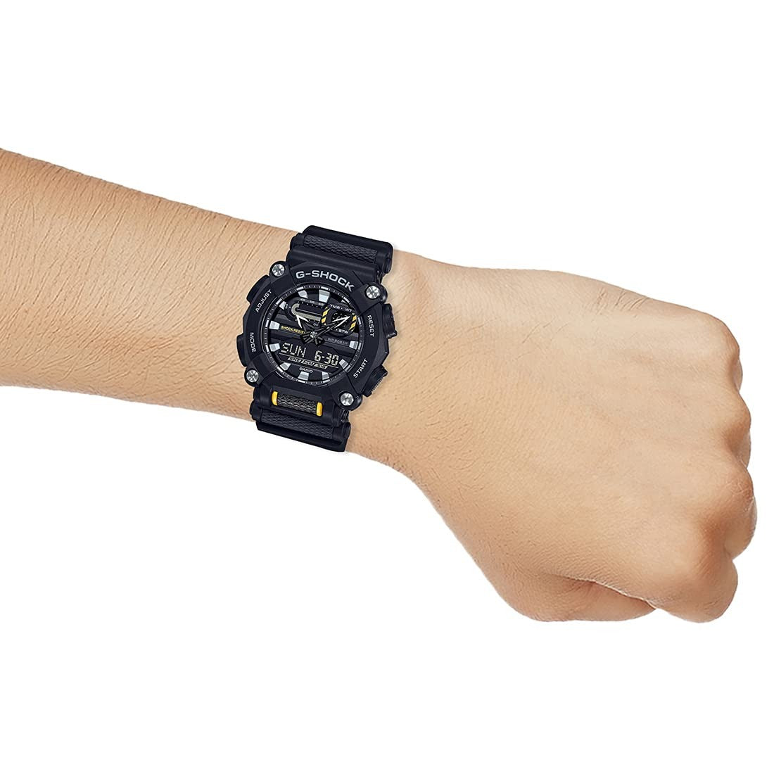 G-Shock ANALOG-DIGITAL Black Dial Resin Strap Men's Watch GA-900-1ADR