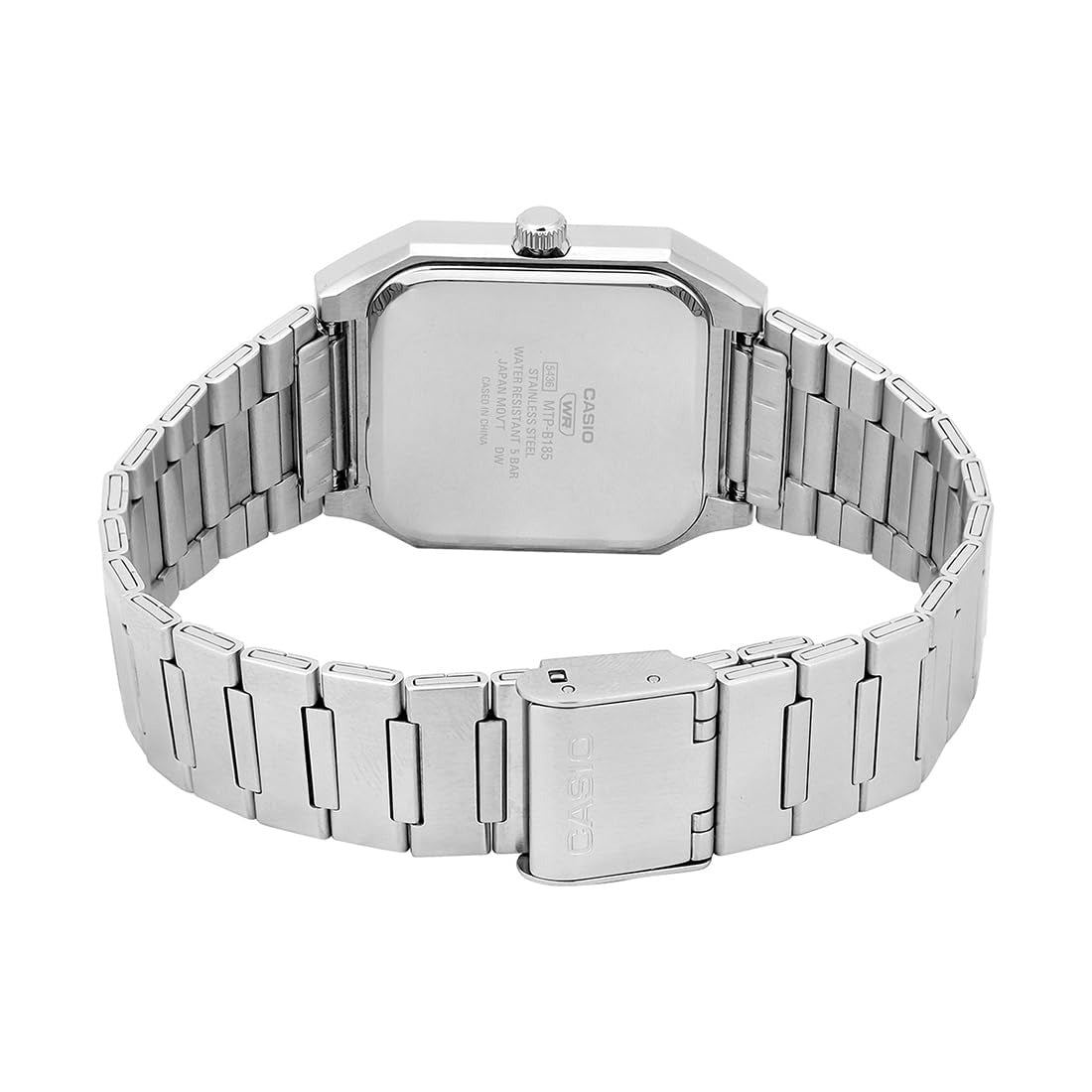 Casio Enticer Silver Dial Stainless Steel Bracelet Analog Watch MTP-B185D-7AVDF