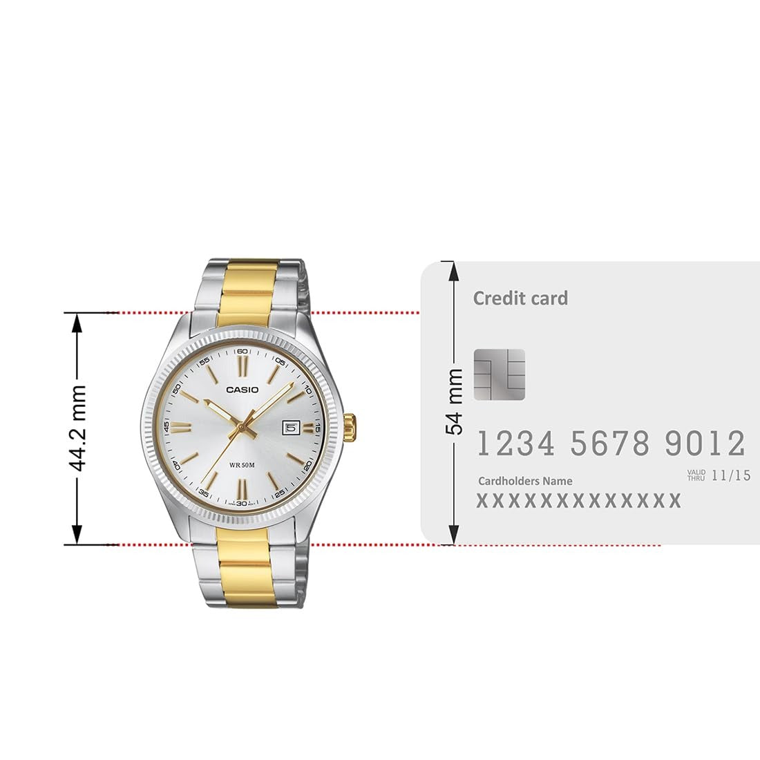 Casio Enticer Quartz Silver Dial Analog Men's Watch MTP-1302PSG-7AVEF