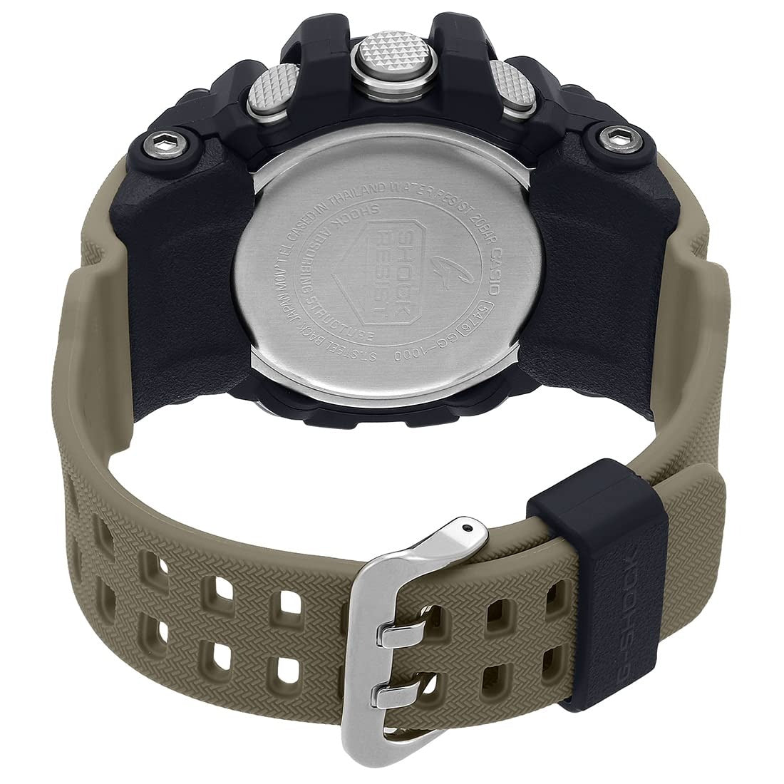G-Shock Black Analog-Digital Dial Brown Resin Strap Men's Watch- GG-1000-1A5DR (G661)