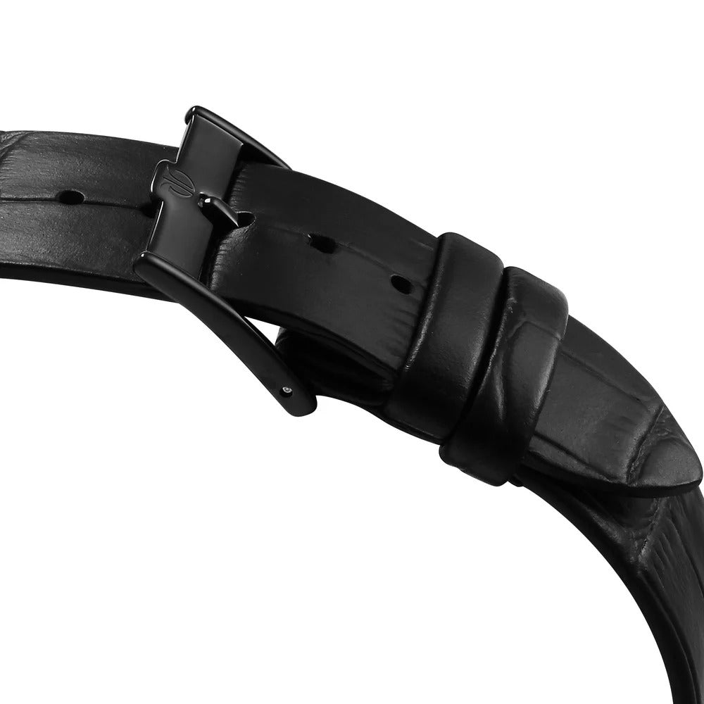 Titan Edge Black Dial Men's Watch 1596NL01