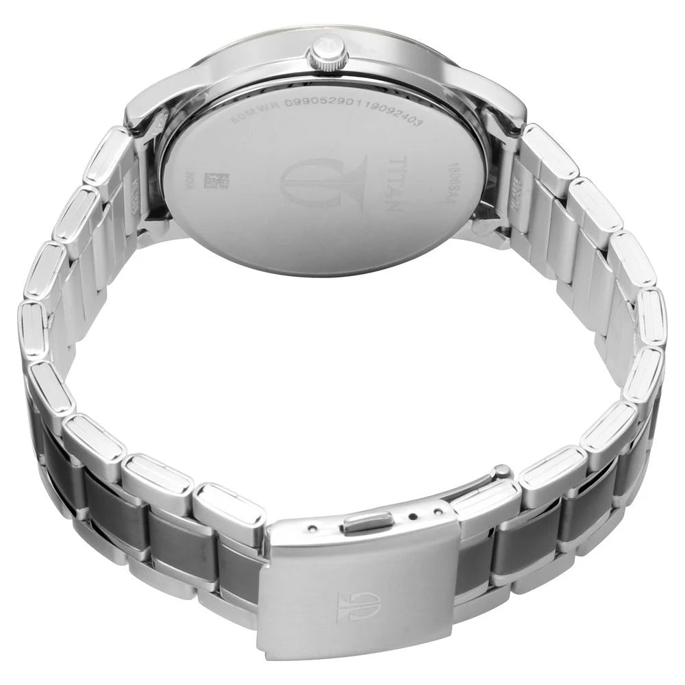 Titan Timeless Style Anthracite Dial Men's Watch NT1806KM01