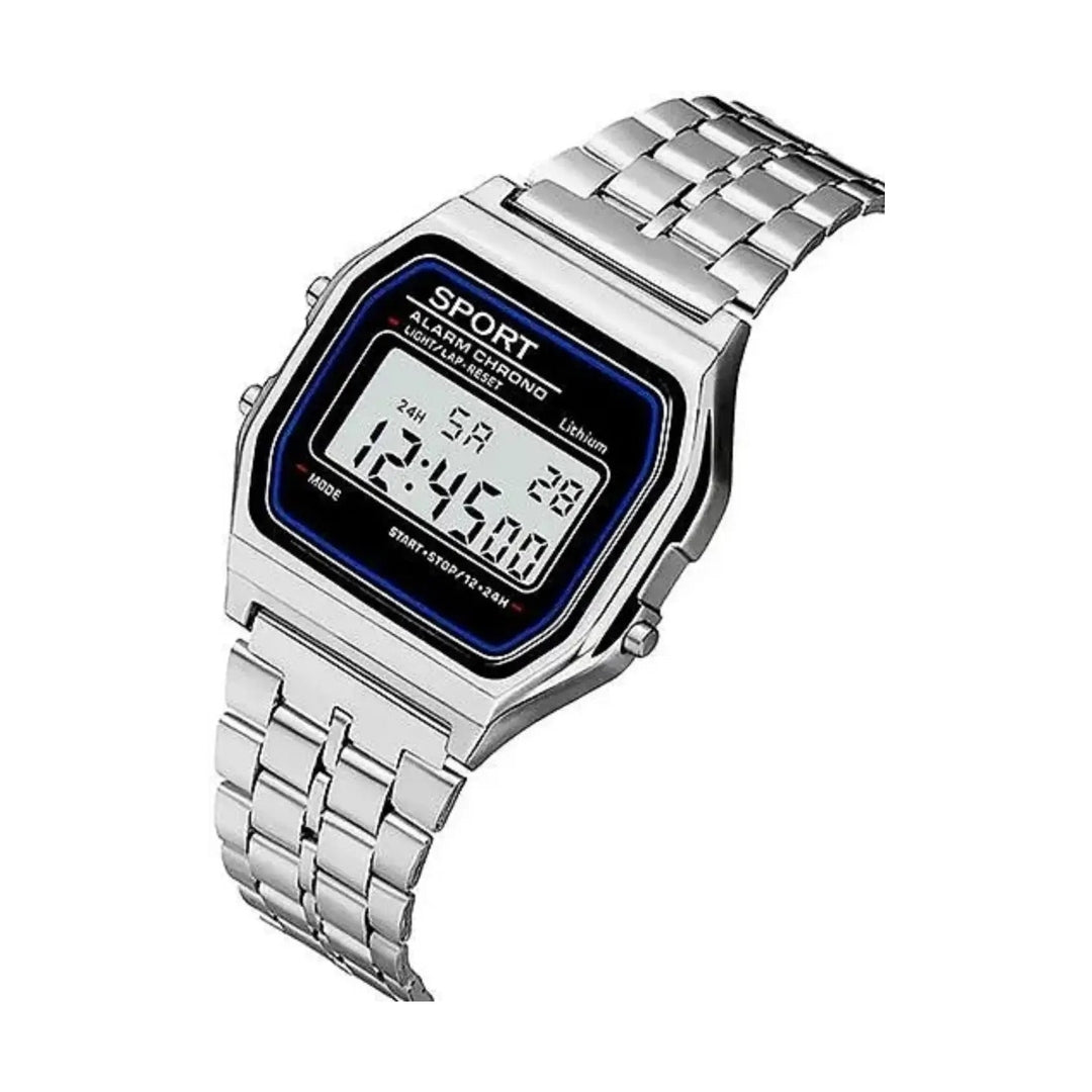 Casio Vintage Quartz Silver Digital Stainless Steel Unisex Watch B640WD-1AVDF