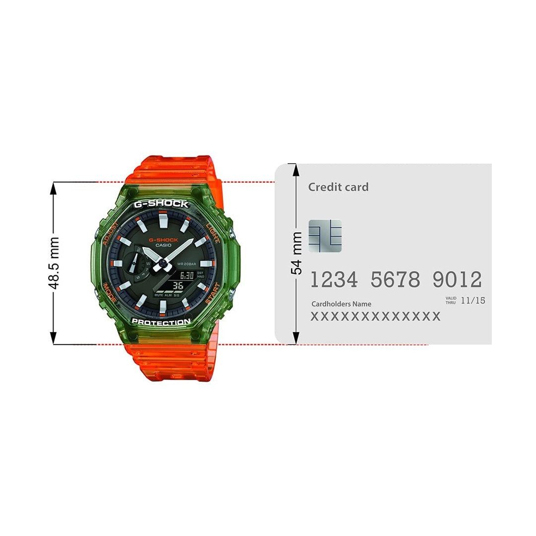 G-Shock Analog-Digital Gray Dial Men's Watch GA-2100HC-4ADR