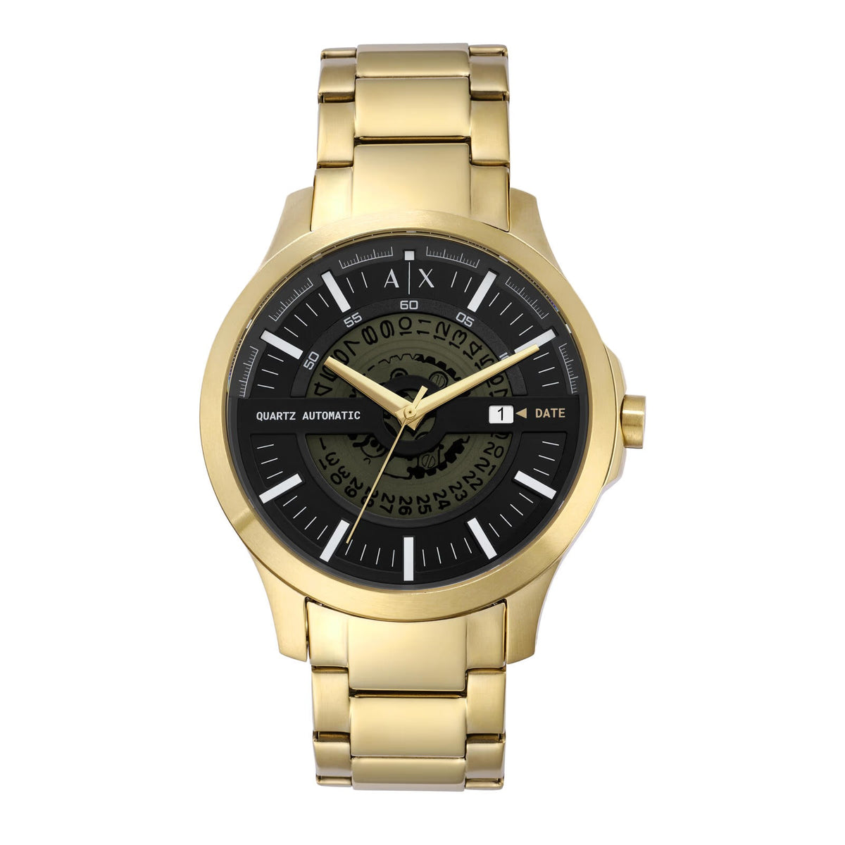 Armani Exchange Hampton Automatic Black Dial Men's Watch AX2443