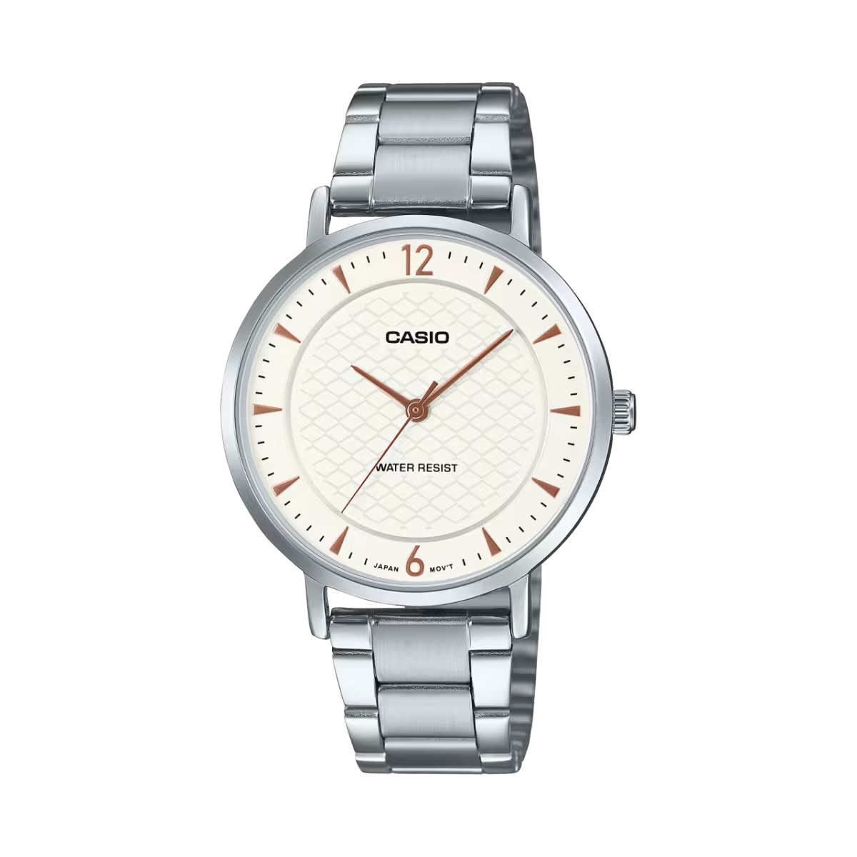 Casio Enticer Ladies Quartz White Dial Analog Women's Watch LTP-VT04D-7ADF