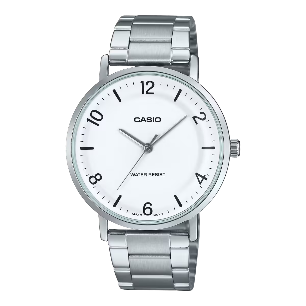 Casio Enticer Quartz White Dial Analog Men's Watch MTP-VT03D-7BDF