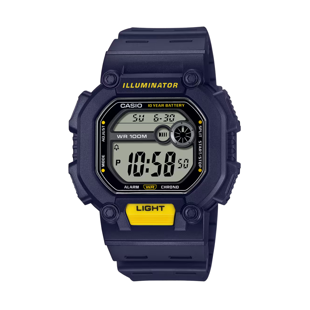 Casio Youth Quartz Blue Digital Sports Unisex Watch W-737H-2AVDF
