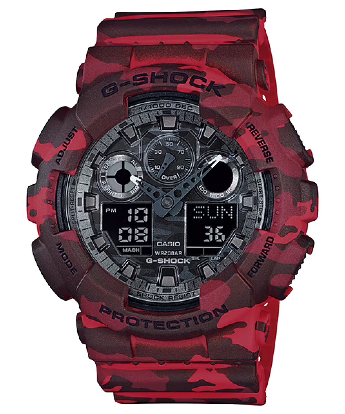 G-Shock Analog-Digital Grey Dial Men's Watch - GA-100CM-4ADR (G579)