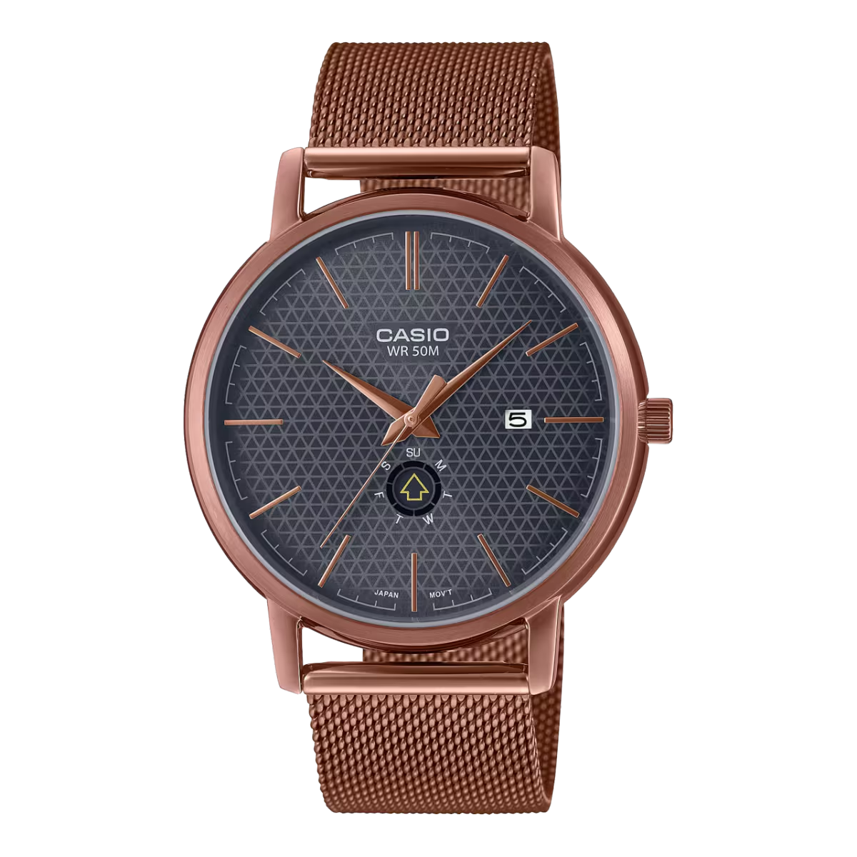 Casio Enticer Quartz Black Dial Analog Men's Watch MTP-B125MR-8AVDF