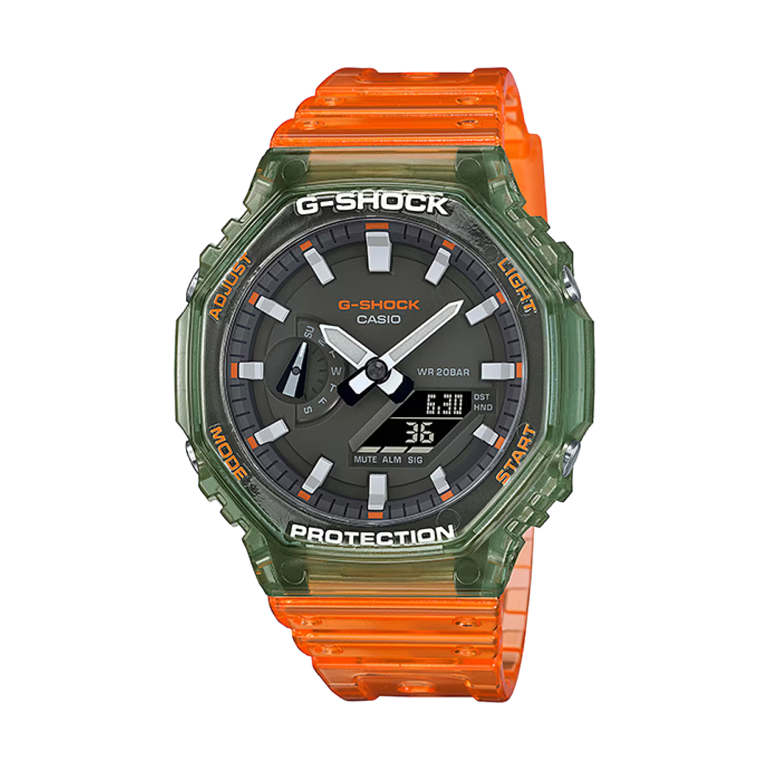 G-Shock Analog-Digital Gray Dial Men's Watch GA-2100HC-4ADR