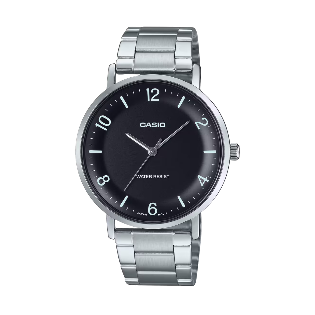 Casio Enticer Quartz Black Dial Analog Men's Watch MTP-VT03D-1BDF