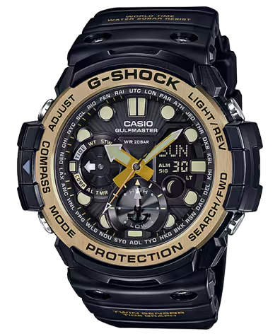 G-Shock Analog-Digital Black Dial Black Resin Strap Men's Watch- GN-1000GB-1ADR (G684)