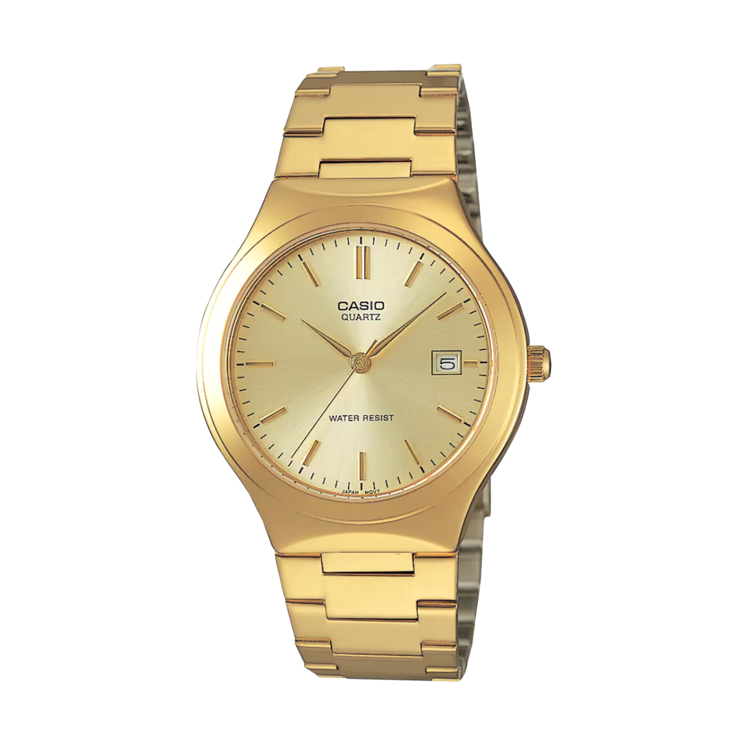 Casio Enticer Gold Champagne Dial Stainless Steel Analog Watch MTP-1170N-9AR