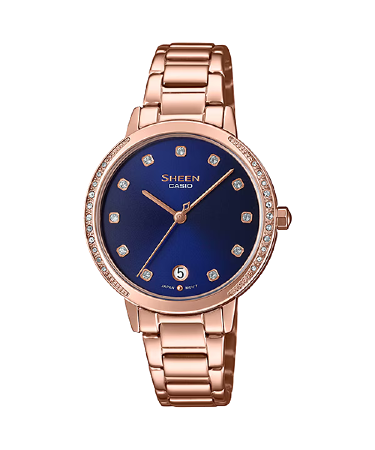 Casio Sheen Quartz Blue Dial Analog Women's Watch SHE-4056PG-2AUDF