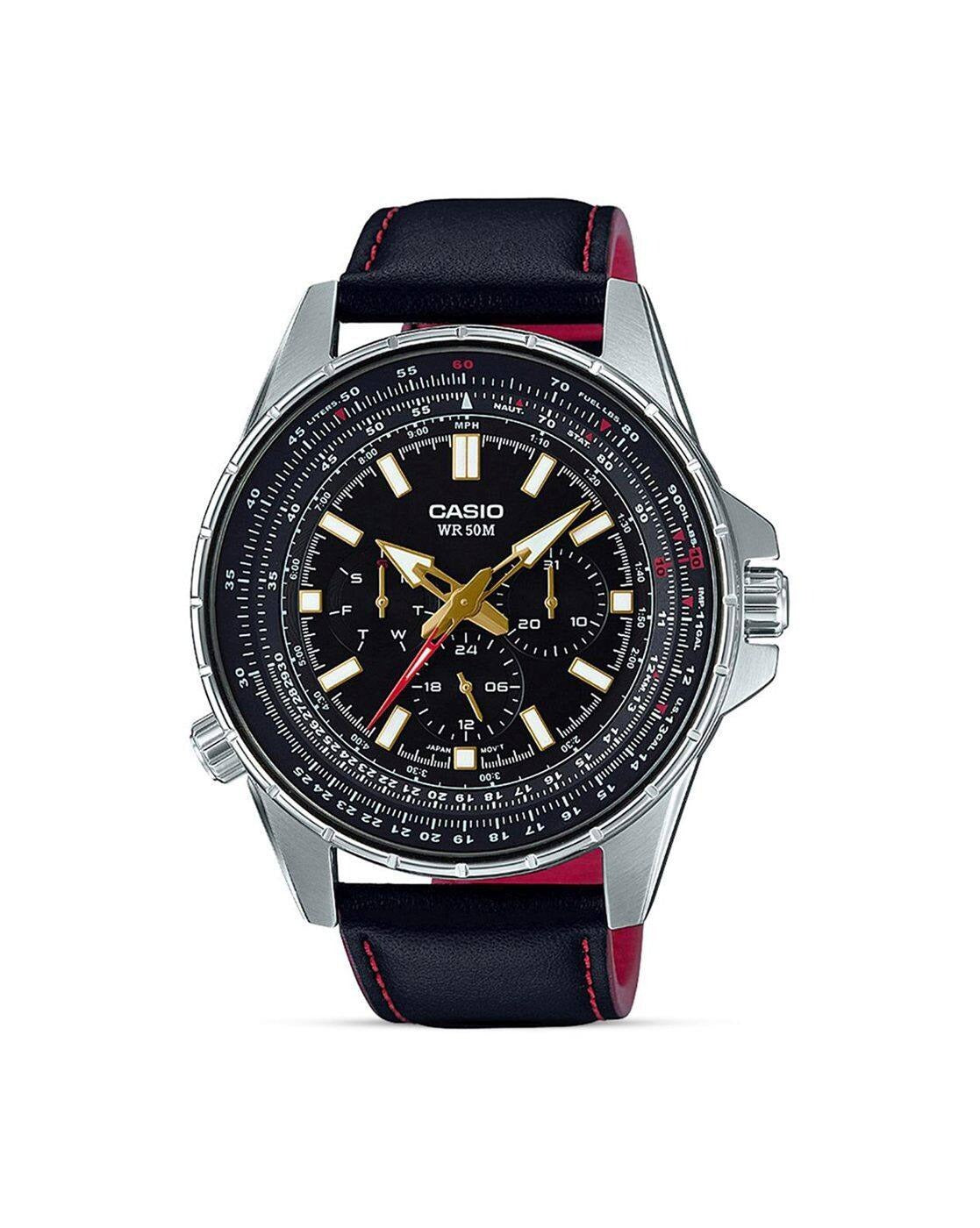 Casio Enticer Analog Black Dial Men's Watch - MTP-SW320L-1AVDF (A1334)